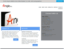 Tablet Screenshot of angleinc.com